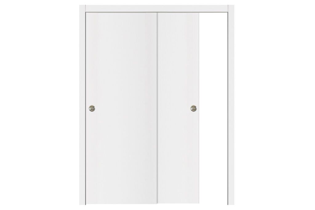 Nova Glam G-Pro 001 Soft White Laminated Modern Interior Door - Bypass Door