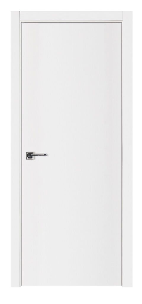 Nova Glam G-Pro 001 Soft White Laminated Modern Interior Barn Door - Single Door