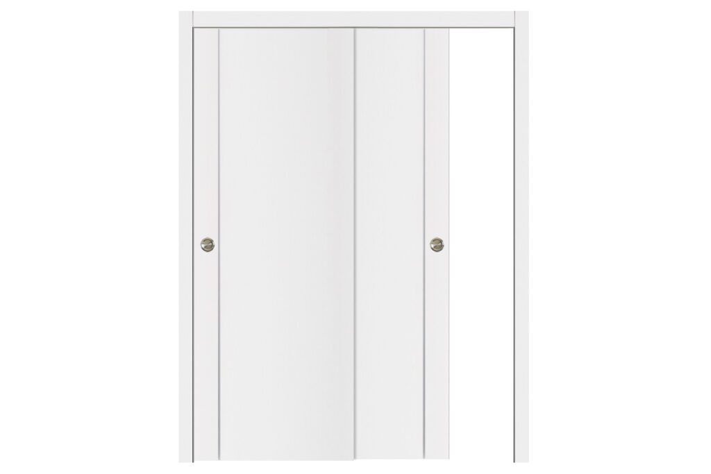 Nova Glam G-Pro 003 Soft White Laminated Modern Interior Door - Bypass Door