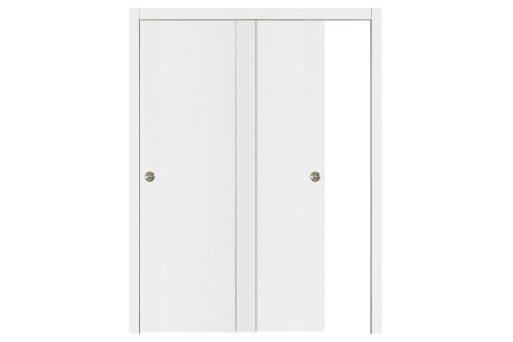 Nova Glam G-Pro 005 Soft White Laminated Modern Interior Door - Bypass Door