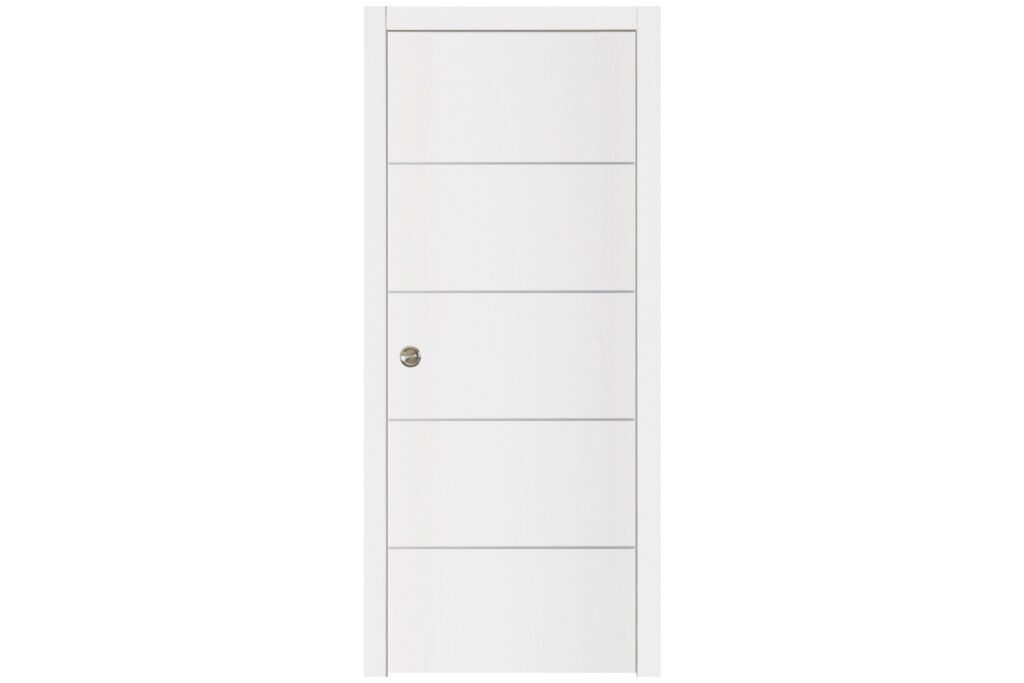 Nova Glam G-Pro 010 Soft White Laminated Modern Interior Door - Single Pocket