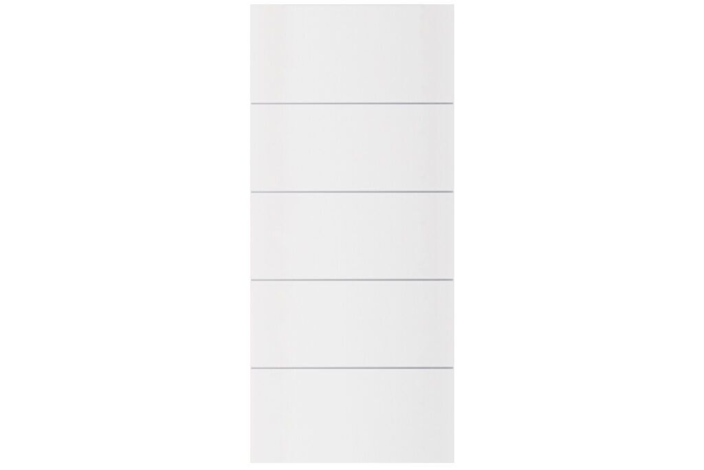 Nova Glam G-Pro 010 Soft White Laminated Modern Interior Door - Slab