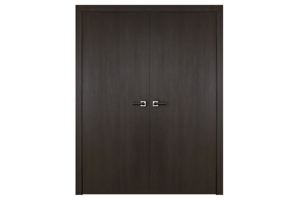 Nova Italia Flush 01 Premium Wenge Laminate Interior Door - Double Door