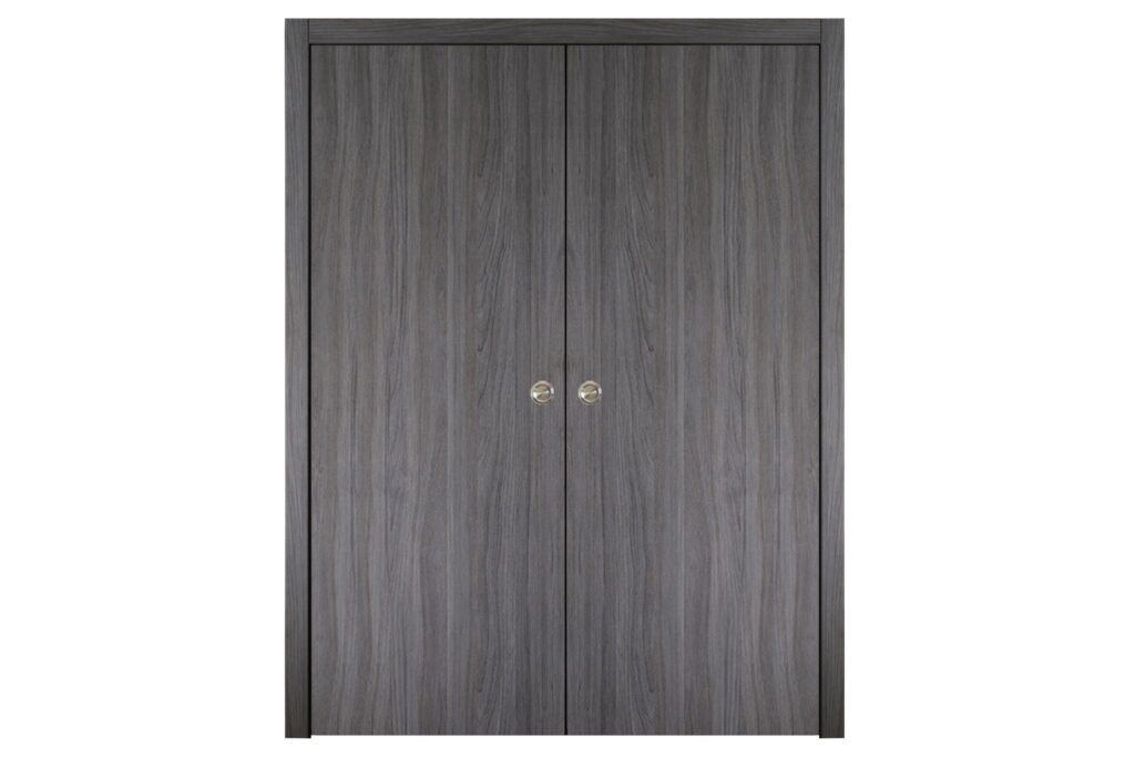 Nova Italia Flush 01 Swiss Elm Laminate Interior Door - Double Pocket