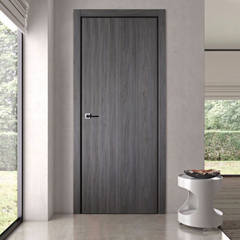 Nova Italia Flush 01 Swiss Elm Laminate Interior Door