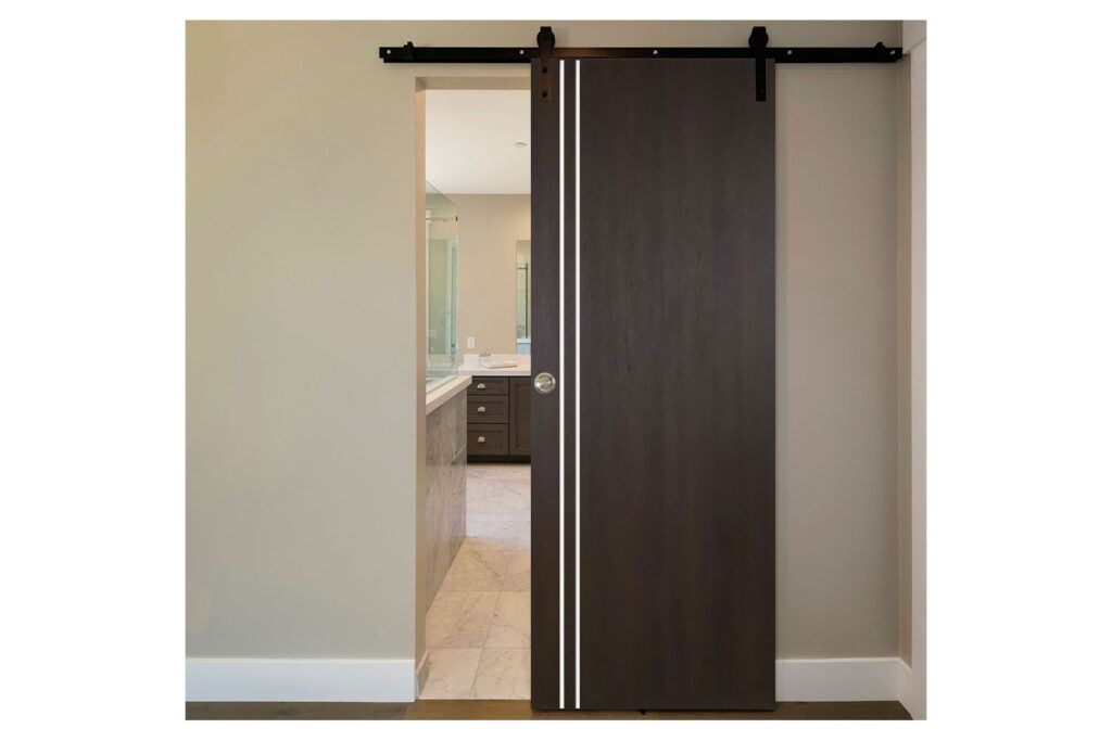 Nova Italia Flush 02 Premium Wenge Laminate Interior Door - Barn Door