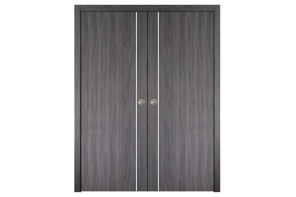 Nova Italia Flush 03 Swiss Elm Laminate Interior Door - Double Pocket