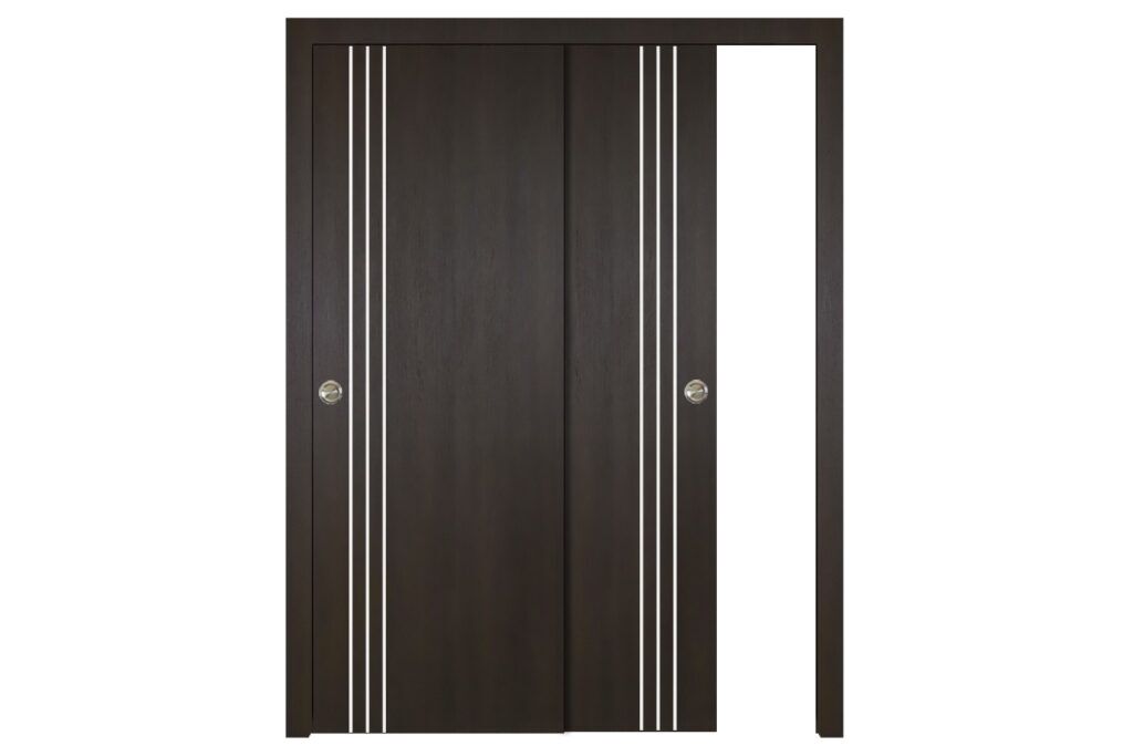 Nova Italia Flush 04 Premium Wenge Laminate Interior Door - Bypass Door