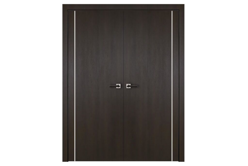 Nova Italia Flush 05 Premium Wenge Laminate Interior Door - Double Door