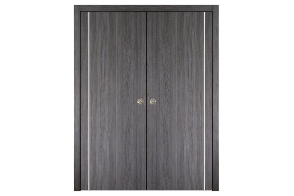 Nova Italia Flush 05 Swiss Elm Laminate Interior Door - Double Pocket