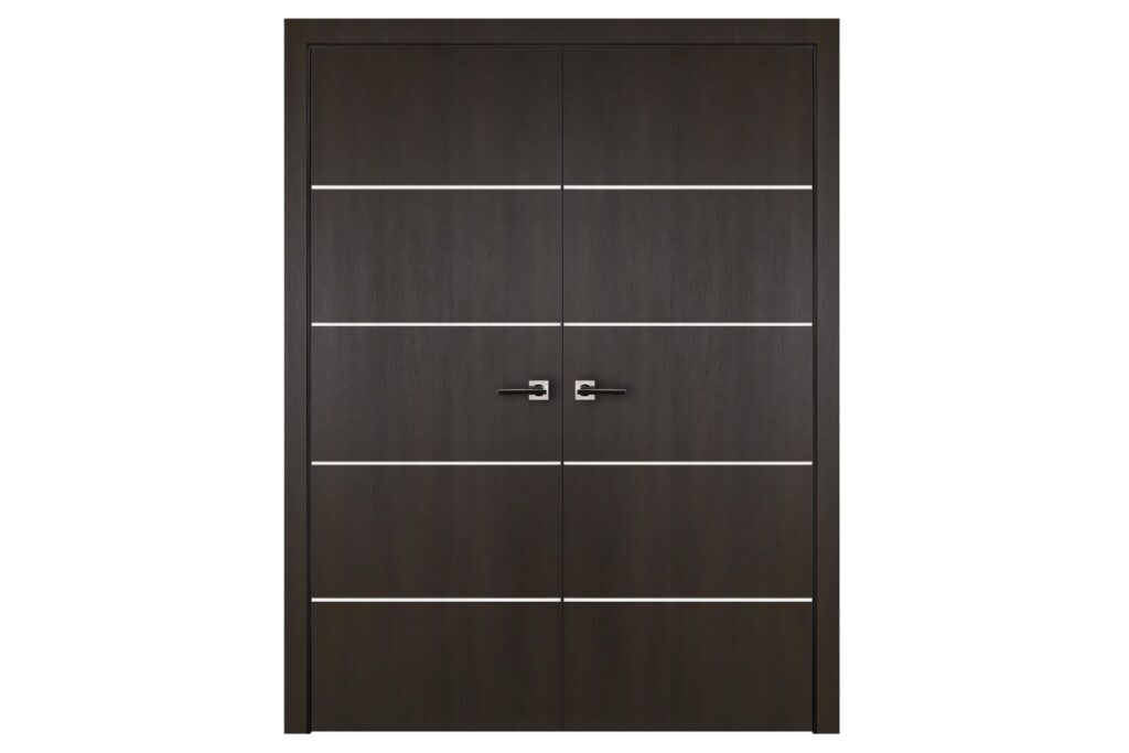 Nova Italia Flush 10 Premium Wenge Laminate Interior Door - Double Door