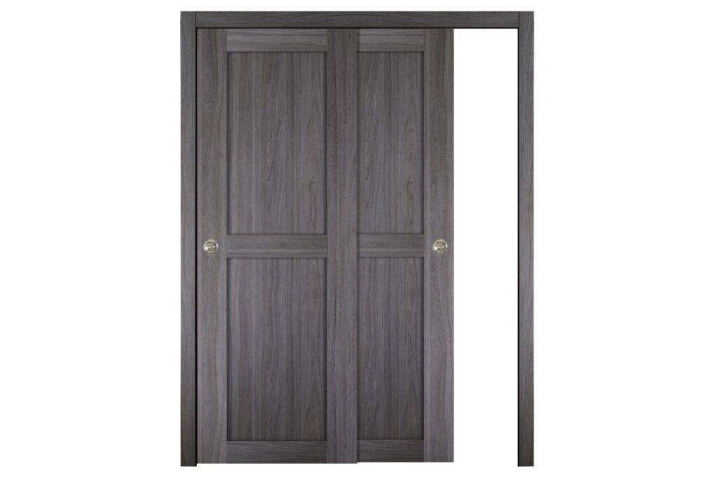 Nova Italia Stile 2 Lite Swiss Elm Laminate Interior Door - Bypass Door