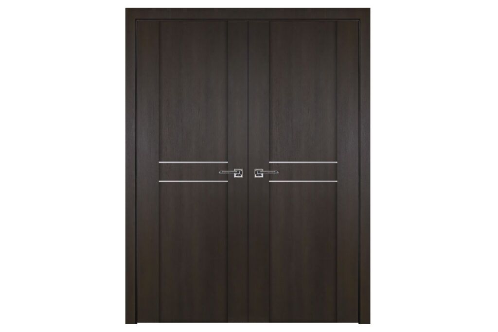 Nova Italia Stile 2HC Premium Wenge Laminate Interior Door - Double Door