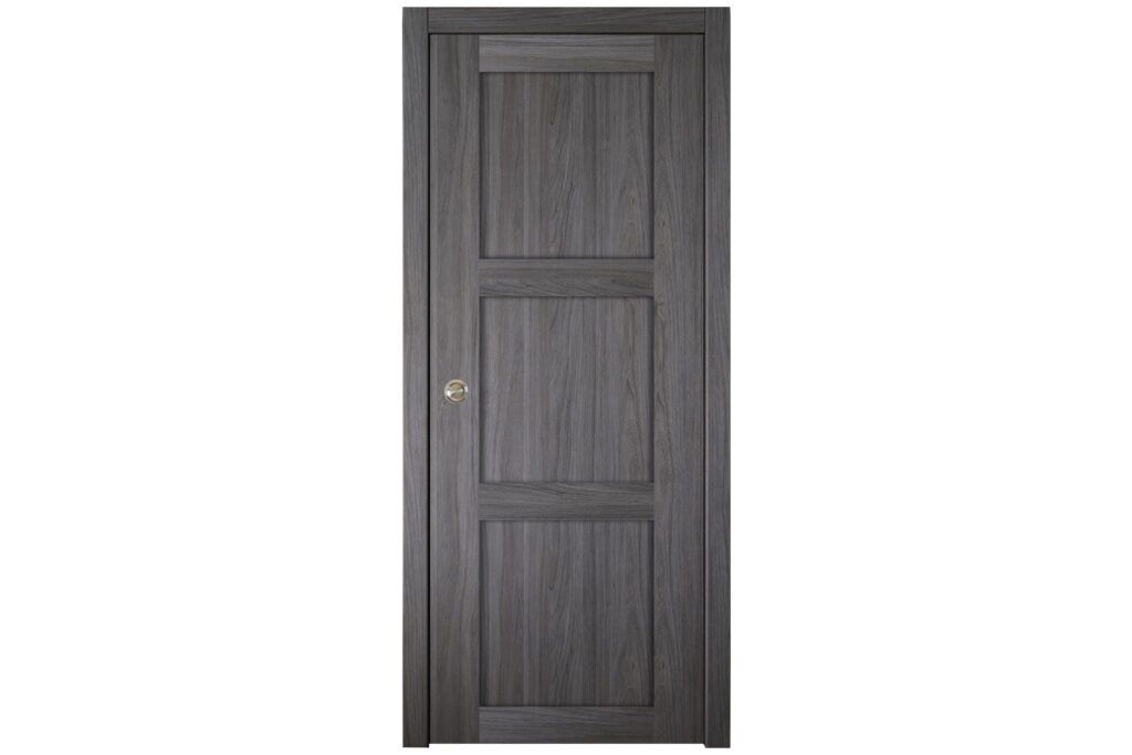 Nova Italia Stile 3 Lite Swiss Elm Laminate Interior Door - Single Pocket