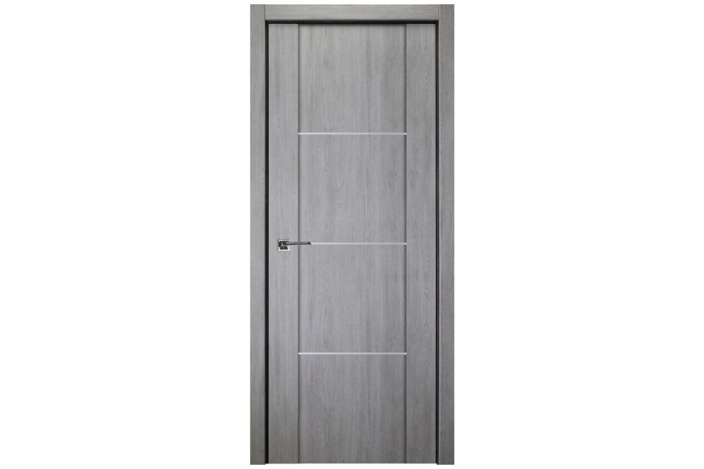 Nova Italia Stile 3H Light Grey Laminate Interior Door - Single Door