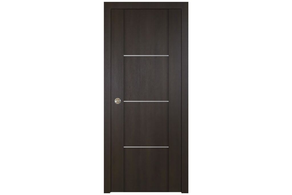 Nova Italia Stile 3H Premium Wenge Laminate Interior Door - Single Pocket
