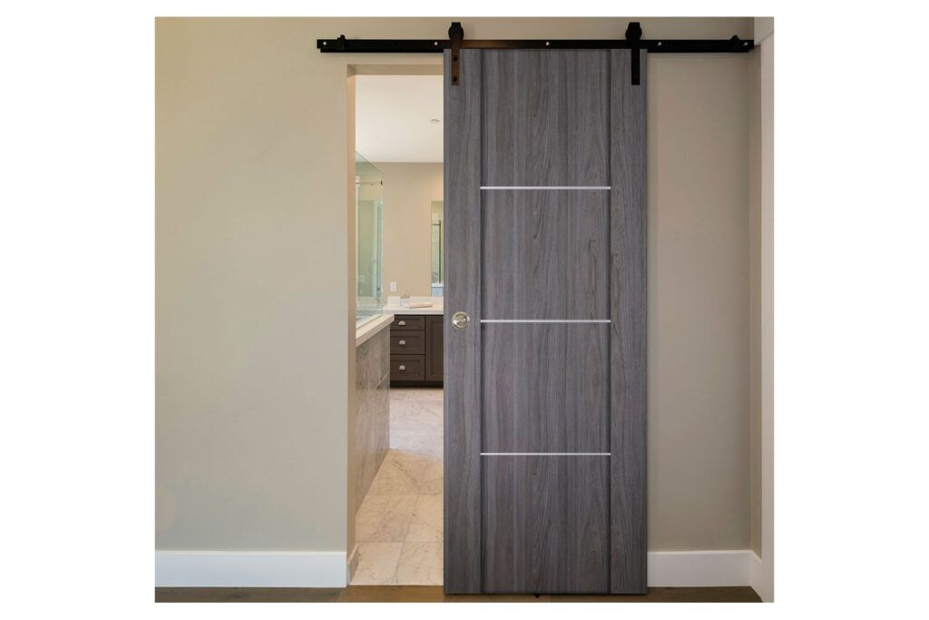 Nova Italia Stile 3H Swiss Elm Laminate Interior Door - Barn Door