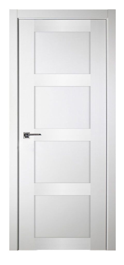 Nova Italia Stile 4 Lite Alaskan White Laminate Interior Door