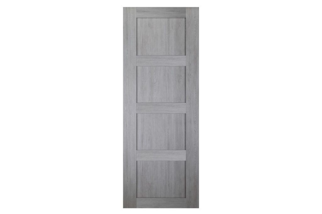 Nova Italia Stile 4 Lite Light Grey Laminate Interior Door - Slab