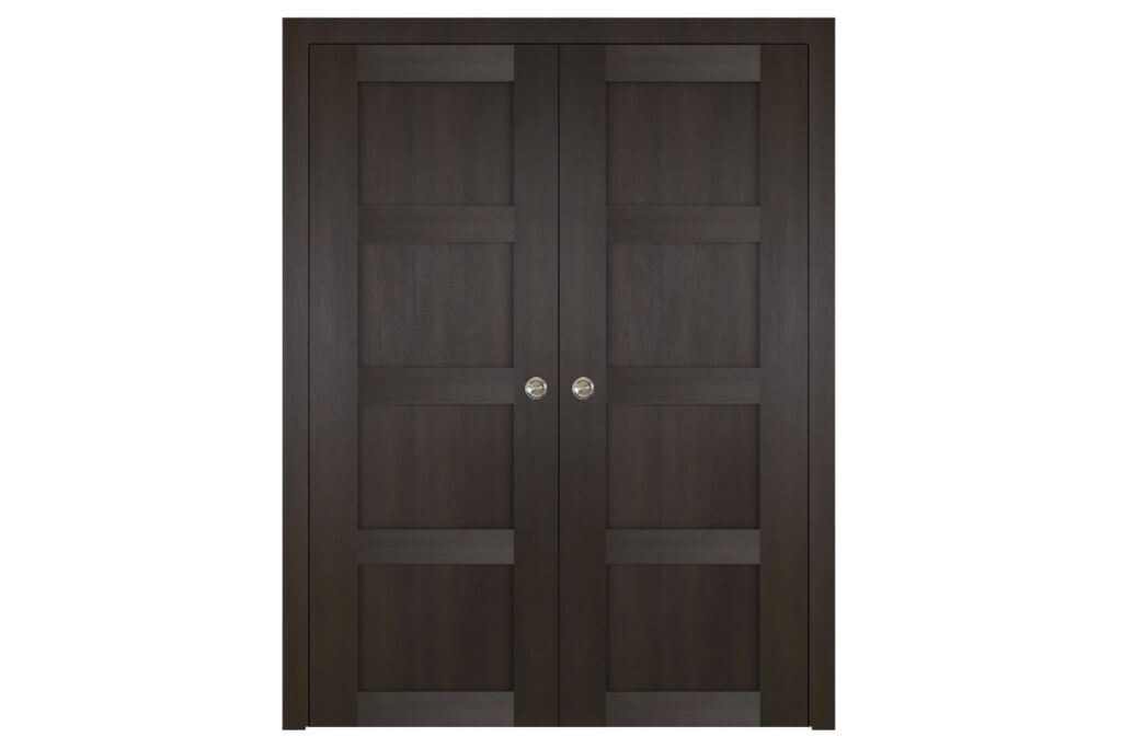 Nova Italia Stile 4 Lite Premium Wenge Laminate Interior Door - Double Pocket