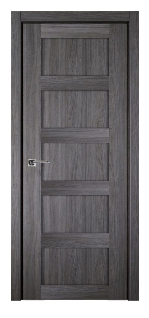 Nova Italia Stile 5 Lite Swiss Elm Laminate Interior Door