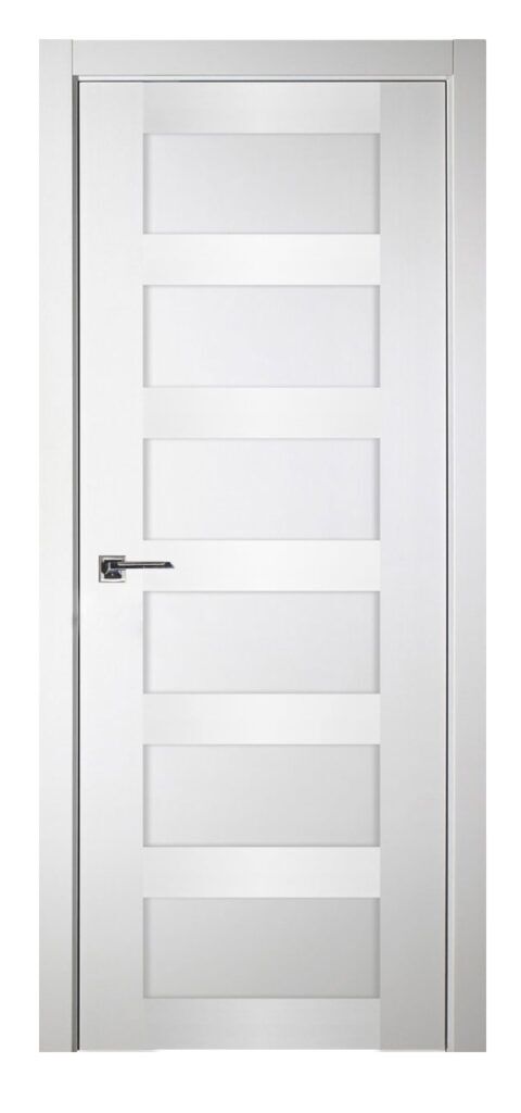 Nova Italia Stile 6 Lite Alaskan White Laminate Interior Door