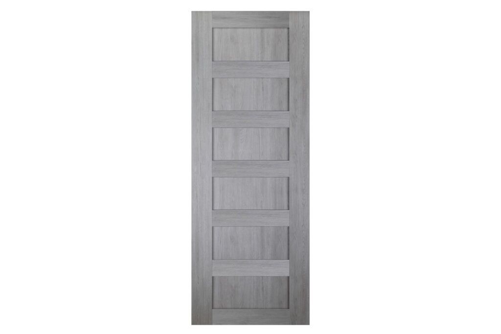 Nova Italia Stile 6 Lite Light Grey Laminate Interior Door - Slab