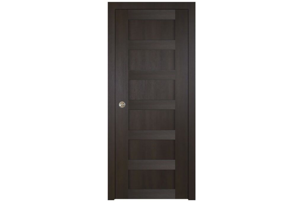 Nova Italia Stile 6 Lite Premium Wenge Laminate Interior Door - Single Pocket