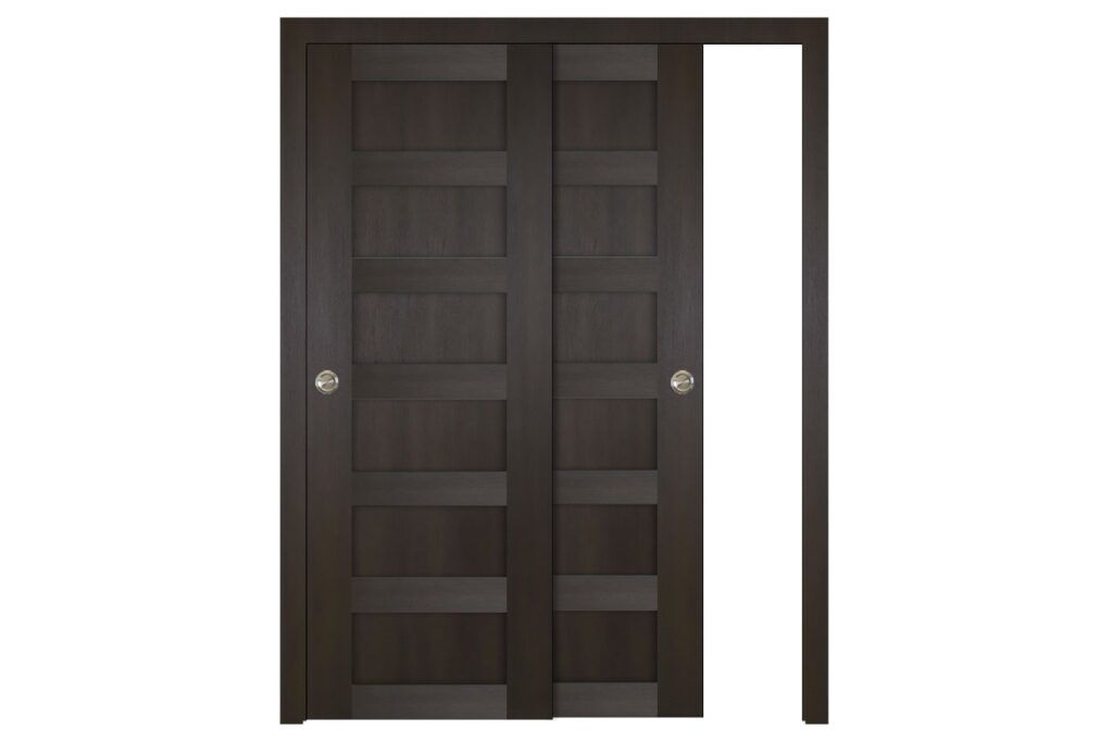 Nova Italia Stile 6 Lite Premium Wenge Laminate Interior Door - Bypass Door