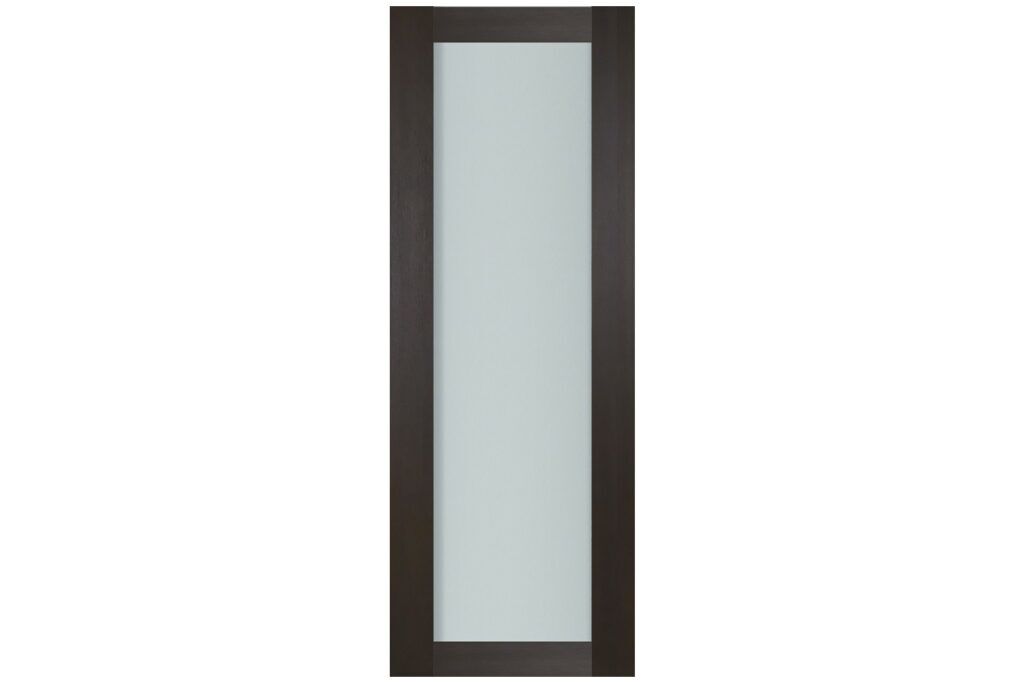 Nova Italia Vetro 1 Lite Premium Wenge Laminate Interior Door - Slab