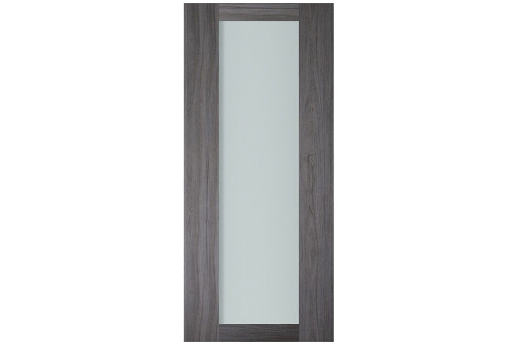 Nova Italia Vetro 1 Lite Swiss Elm Laminate Interior Door - Slab