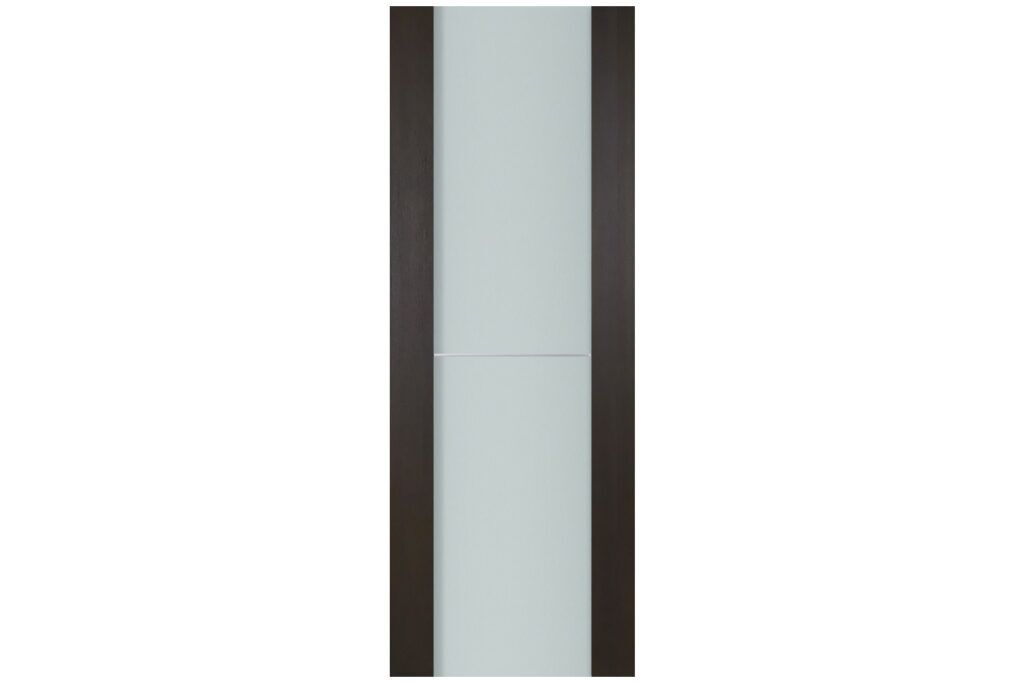 Nova Italia Vetro 1H Premium Wenge Laminate Interior Door - Slab