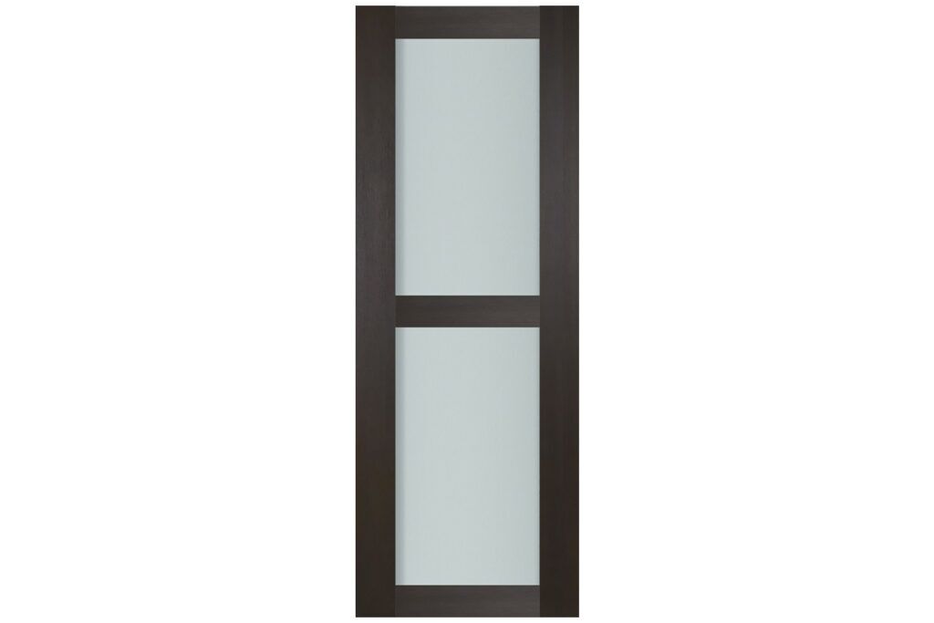 Nova Italia Vetro 2 Lite Premium Wenge Laminate Interior Door - Slab
