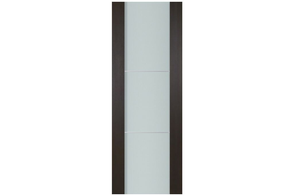 Nova Italia Vetro 2H Premium Wenge Laminate Interior Door - Slab