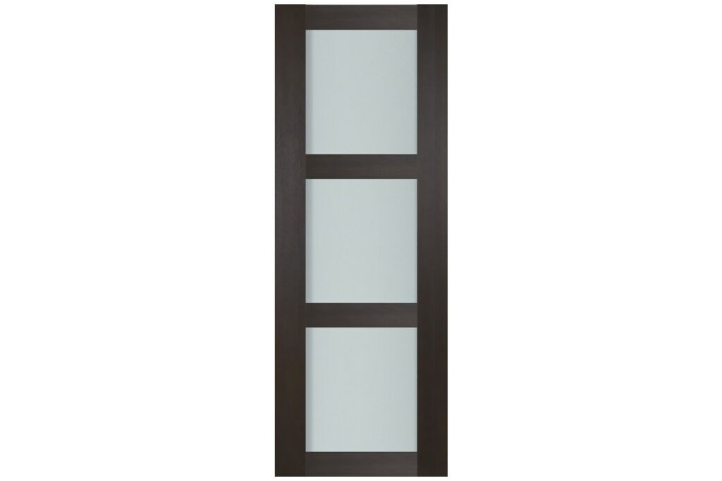 Nova Italia Vetro 3 Lite Premium Wenge Laminate Interior Door - Slab