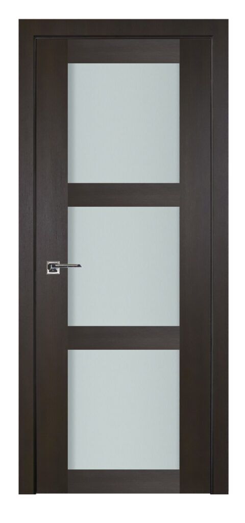 Nova Italia Vetro 3 Lite Premium Wenge Laminate Interior Door
