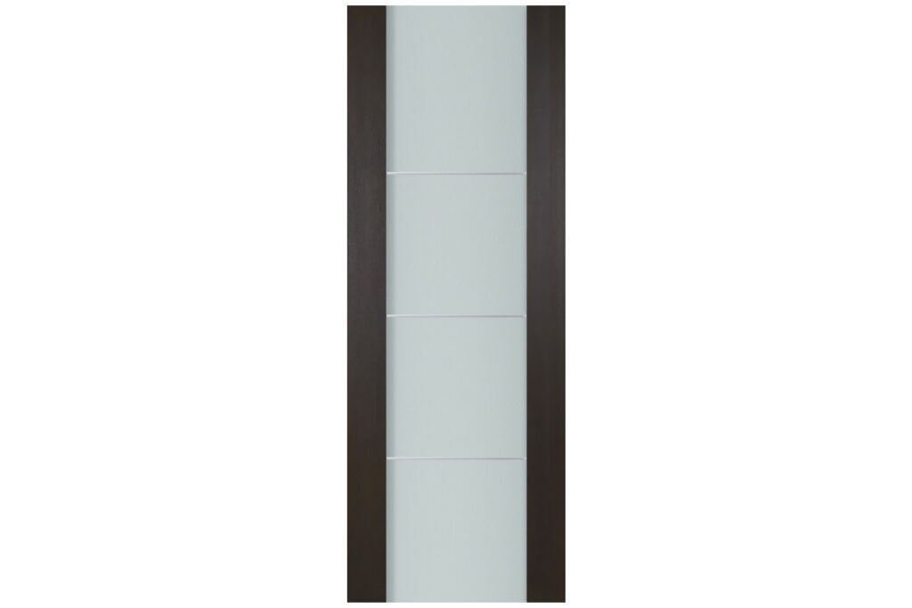 Nova Italia Vetro 3H Premium Wenge Laminate Interior Door - Slab