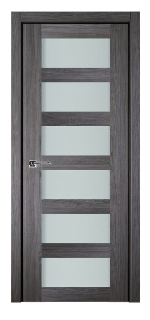 Nova Italia Vetro 6 Lite Swiss Elm Laminate Interior Door