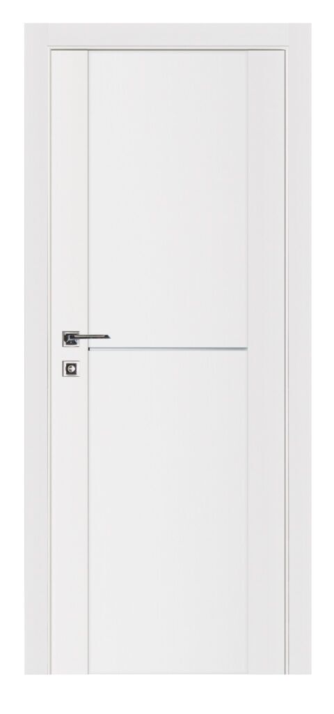 Nova Stile 002 Soft White Laminated Modern Interior Door