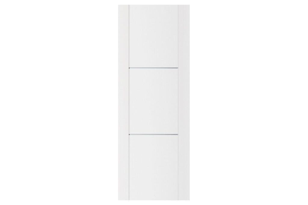 Nova Stile 004 Soft White Laminated Modern Interior Door - Slab