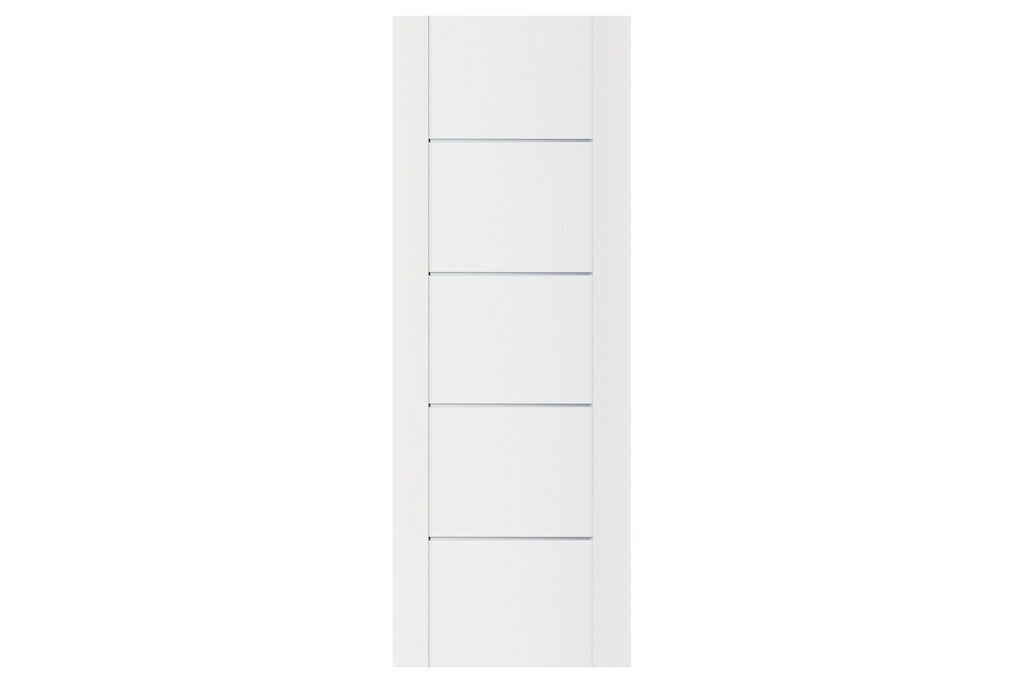 Nova Stile 007 Soft White Laminated Modern Interior Door - Slab