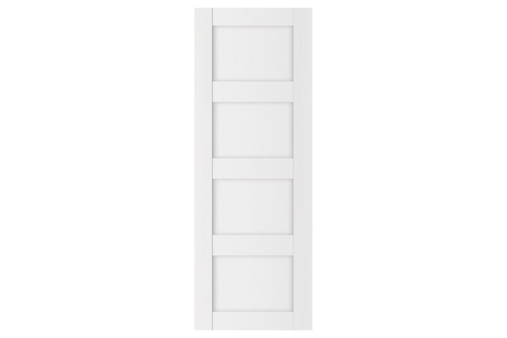 Nova Stile 021 Soft White Laminated Modern Interior Door - Slab