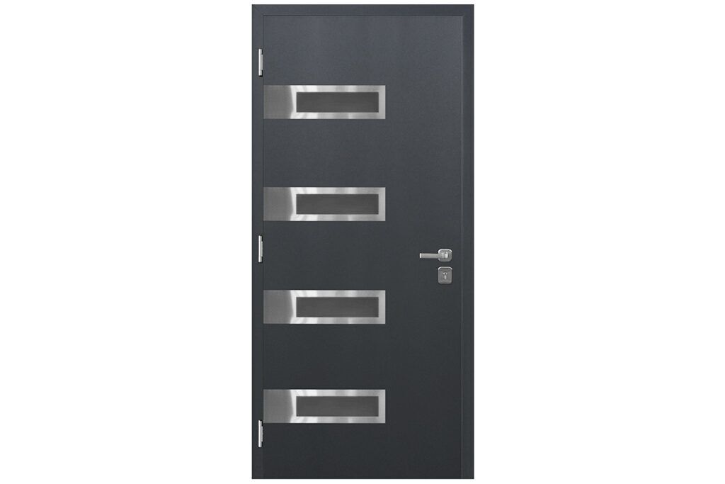 Nova Inox S4 Gray Exterior Door