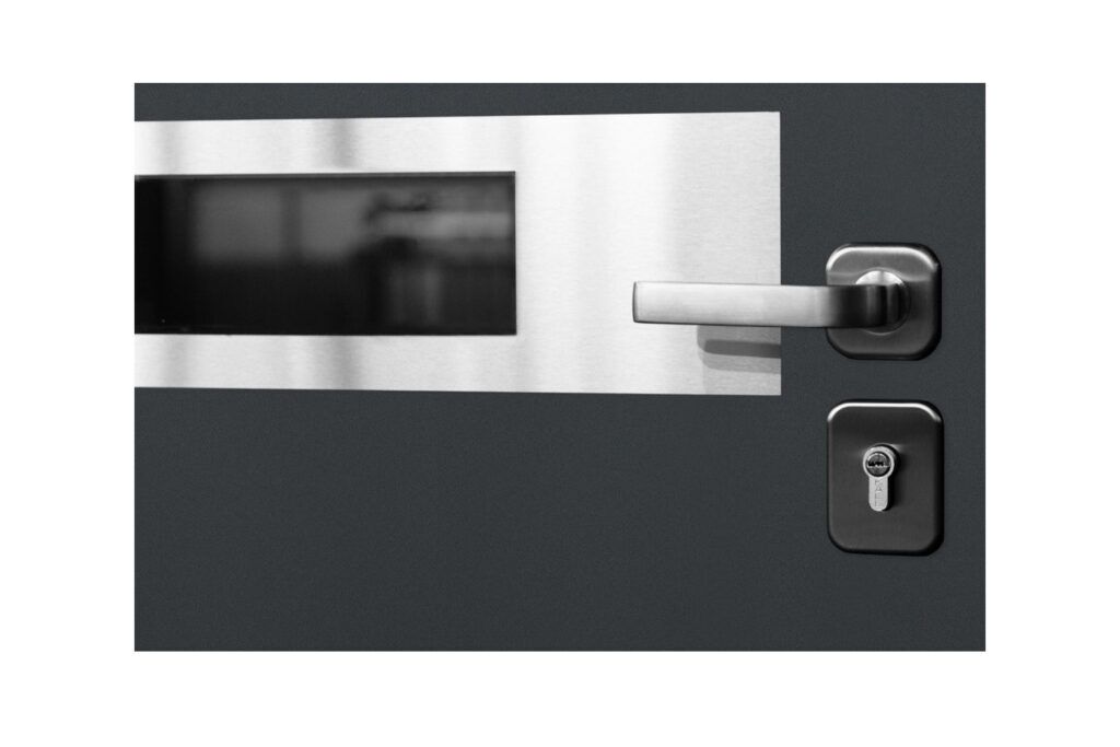 Nova Inox S4 Gray Exterior Door