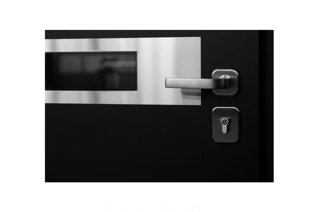 Nova Inox S4 Black Exterior Door