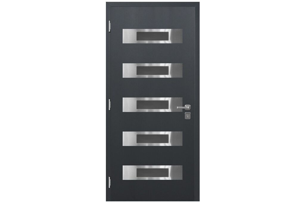 Nova Inox S5 Gray Exterior Door