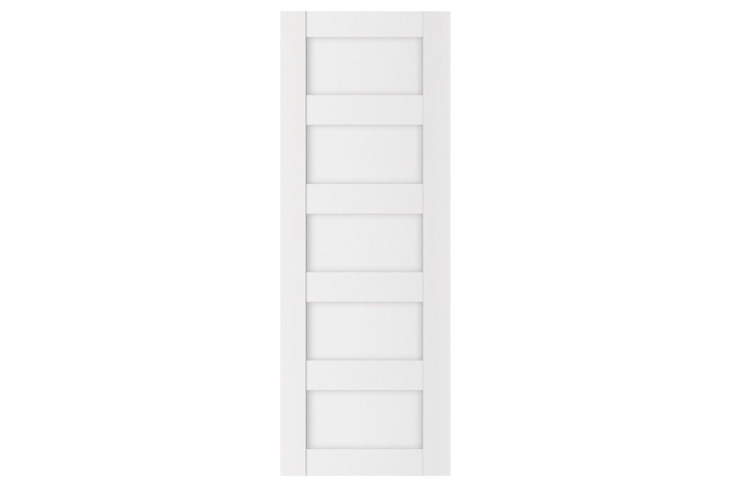 Nova Stile 022 Soft White Laminated Modern Interior Door - Slab
