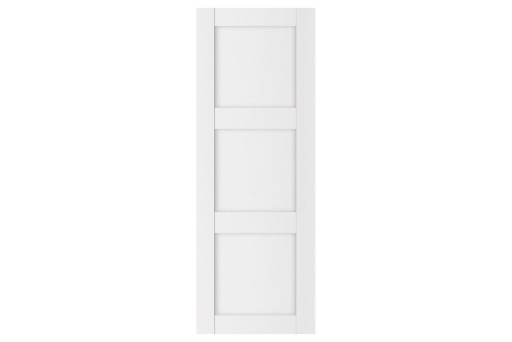 Nova Stile 025 Soft White Laminated Modern Interior Door - Slab