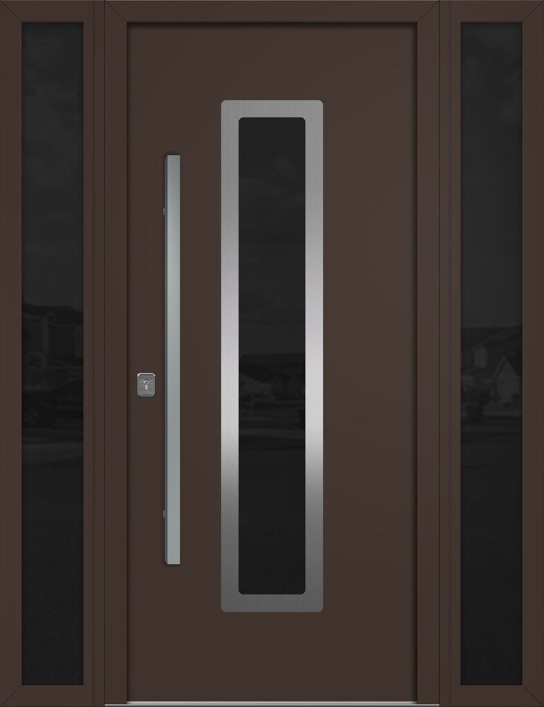 Nova Inox S1 Brown Exterior Door