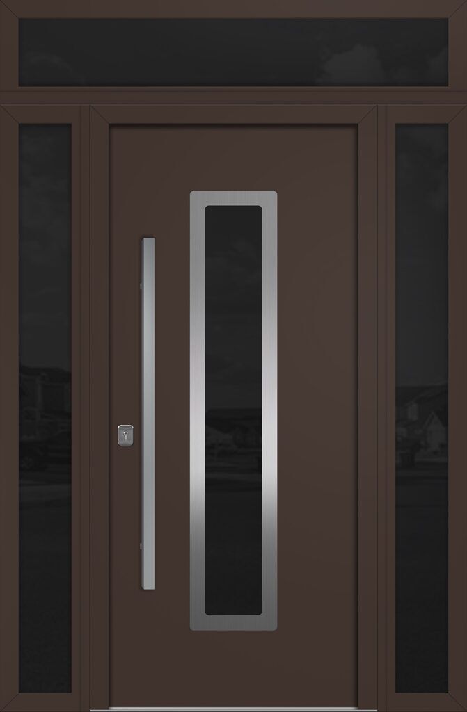Nova Inox S1 Brown Exterior Door